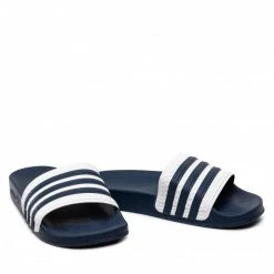 Chaussures De Sport Mules / Sandales De Bain Adidas - Adilette G16220 Adiblu/Wht/Adiblu Blanc, Bleu Marine 10 Chaussures De Sport Mules / Sandales De Bain Adidas - Adilette G16220 Adiblu/Wht/Adiblu Blanc, Bleu Marine -Chaussures Femme Soldes 0000198567071 mt 07