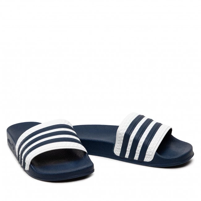 Chaussures De Sport Mules / Sandales De Bain Adidas - Adilette G16220 Adiblu/Wht/Adiblu Blanc, Bleu Marine 5 Chaussures De Sport Mules / Sandales De Bain Adidas - Adilette G16220 Adiblu/Wht/Adiblu Blanc, Bleu Marine – Image 5