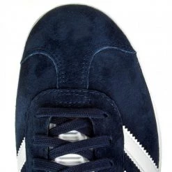 Chaussures Basses Chaussures Adidas - Gazelle BB5478 Conavy/White/Goldmt Bleu Marine -Chaussures Femme Soldes 0000198736965 adidas bb5478 conavy white goldmt anp 04