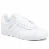 Chaussures Basses Chaussures Adidas - Gazelle BB5498 Ftwwht/Ftwwht/Goldmt Blanc
