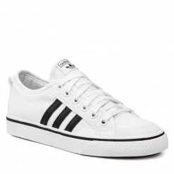 Chaussures De Sport Chaussures Adidas - Nizza CQ2333 Ftwwht/Cblack/Ftwwht Blanc