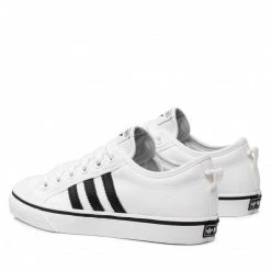 Chaussures De Sport Chaussures Adidas - Nizza CQ2333 Ftwwht/Cblack/Ftwwht Blanc -Chaussures Femme Soldes 0000200061832 mt 02