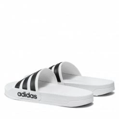 Mules Et Sandales Mules / Sandales De Bain Adidas - Adilette Shower AQ1702 Ftwwht/Cblack/Ftwwht Blanc -Chaussures Femme Soldes 0000200452692 2
