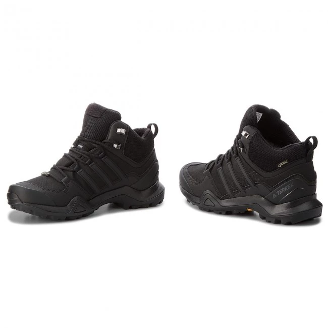 Chaussures De Sport Chaussures Adidas - Terrex Swift R2 Mid Gtx GORE-TEX CM7500 Cblack/Cblack/Cblack Noir 2 Chaussures De Sport Chaussures Adidas - Terrex Swift R2 Mid Gtx GORE-TEX CM7500 Cblack/Cblack/Cblack Noir – Image 2