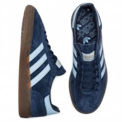 Chaussures Basses Chaussures Adidas - Handball Spezial BD7633 Conavy/Clesky/Gum5 Bleu Marine -Chaussures Femme Soldes 0000200854502 07 pz