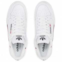 Chaussures Basses Chaussures Adidas - Continental 80 G27706 Ftwwht/Scarle/Conavy Blanc -Chaussures Femme Soldes 0000200855530 1