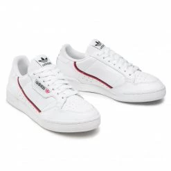 Chaussures Basses Chaussures Adidas - Continental 80 G27706 Ftwwht/Scarle/Conavy Blanc -Chaussures Femme Soldes 0000200855530 3