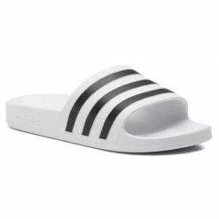 Mules Et Sandales Mules / Sandales De Bain Adidas - Adilette Aqua F35539 Ftwwht/Cblack/Ftwwht Blanc