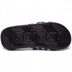 Mules Et Sandales Mules / Sandales De Bain Adidas - Adissage F35580 Cblack/Ftwwht/Cblack Noir -Chaussures Femme Soldes 0000200858661 06 ek