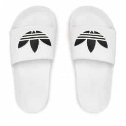 Mules Et Sandales Mules / Sandales De Bain Adidas - Adilette Lite FU8297 Ftwwht/Cblack/Ftwwht Blanc -Chaussures Femme Soldes 0000206688927 3 1