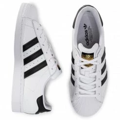Chaussures Basses Chaussures Adidas - Superstar EG4958 Ftwwht/Cblack/Ftwwht Blanc -Chaussures Femme Soldes 0000206693594 05 jc
