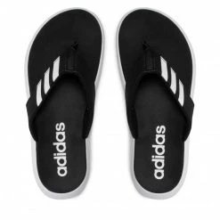 Mules Et Sandales Tongs Adidas - Comfort Flip Flop EG2069 Cblack/Ftwwht/Cblack Noir -Chaussures Femme Soldes 0000206703101 5