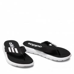Mules Et Sandales Tongs Adidas - Comfort Flip Flop EG2069 Cblack/Ftwwht/Cblack Noir -Chaussures Femme Soldes 0000206703101 8