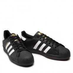 Chaussures De Sport Chaussures Adidas - Superstar EG4959 Cblack/Ftwwht/Cblack Noir -Chaussures Femme Soldes 0000206712011 3 1