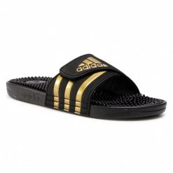 Mules Et Sandales Mules / Sandales De Bain Adidas - Adissage EG6517 Core Black/Core Gold/Core Black Noir