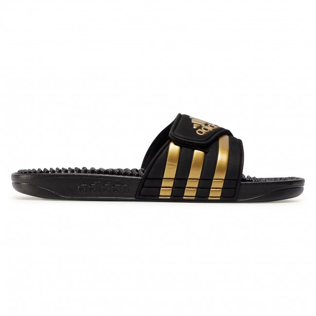 Mules Et Sandales Mules / Sandales De Bain Adidas - Adissage EG6517 Core Black/Core Gold/Core Black Noir 2 Mules Et Sandales Mules / Sandales De Bain Adidas - Adissage EG6517 Core Black/Core Gold/Core Black Noir – Image 2
