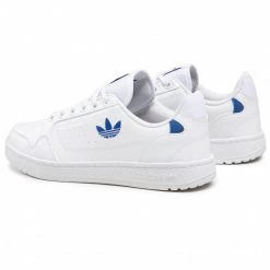 Chaussures De Sport Chaussures Adidas - Ny 90 FZ2247 Ftwwht/Royblu/Ftwwht Blanc -Chaussures Femme Soldes 0000207671485 02 kt