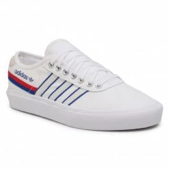 Chaussures Basses Chaussures Adidas - Delpala FV0639 Ftwwht/Scarle/Royblu Blanc