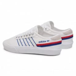 Chaussures Basses Chaussures Adidas - Delpala FV0639 Ftwwht/Scarle/Royblu Blanc -Chaussures Femme Soldes 0000207772939 02 rz