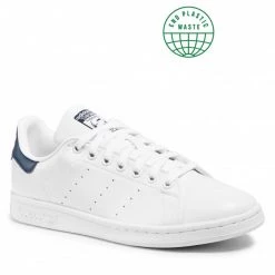 Chaussures De Sport Chaussures Adidas - Stan Smith FX5501 Ftwwht/Ftwwht/Conavy Blanc