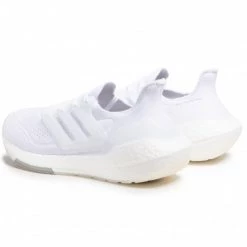 Chaussures De Sport Chaussures Adidas - Ultraboost 21 FY0379 Ftwwht/Ftwwht/Grethr Blanc -Chaussures Femme Soldes 0000207777491 02 sw