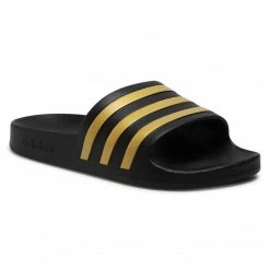 Mules Et Sandales Mules / Sandales De Bain Adidas - Adilette Aqua EG1758 Cblack/Goldmt/Cblack Noir