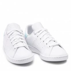 Chaussures De Sport Chaussures Adidas - Stan Smith W G58186 Ftwwht/Dshgrn/Cblack Blanc -Chaussures Femme Soldes 0000208106009 08 ks 1
