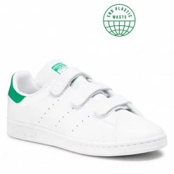 Chaussures De Sport Chaussures Adidas - Stan Smith Cf FX5509 Ftwwht/Ftwwht/Green Blanc