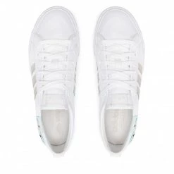 Chaussures De Sport Chaussures Adidas - Nizza GZ8657 Ftwwht/Cbrown/Halmin Blanc -Chaussures Femme Soldes 0000208106337 06 nc 3