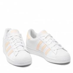 Chaussures De Sport Chaussures Adidas - Superstar H00128 Ftwwht/Gloora/Glopnk Blanc -Chaussures Femme Soldes 0000208106368 08 fp 1