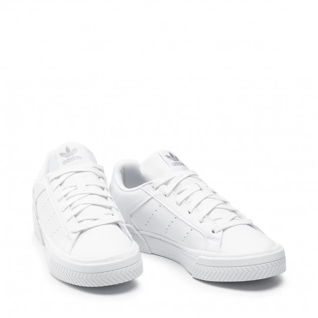 Chaussures De Sport Chaussures Adidas - Court Tourino W H05280 Ftwwht/Ftwwht/Silvmt Blanc 5 Chaussures De Sport Chaussures Adidas - Court Tourino W H05280 Ftwwht/Ftwwht/Silvmt Blanc – Image 5