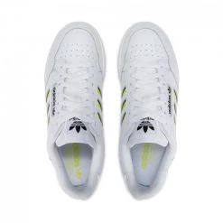 Chaussures De Sport Chaussures Adidas - Continental 80 Stripes GW0182 Ftwwht/Aciyel/Cblack Blanc -Chaussures Femme Soldes 0000208120265 04 plj