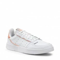 Chaussures De Sport Chaussures Adidas - Supercourt GZ8122 Ftwwht/Cwhitte/Amblus Blanc