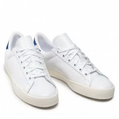 Chaussures De Sport Chaussures Adidas - Rod Laver Vin GW0228 Ftwwht/Owhite/Poblue Blanc -Chaussures Femme Soldes 0000208365833 03 ts