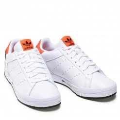 Chaussures De Sport Chaussures Adidas - Court Tourino GZ9245 Ftwwht/Secore/Gretwo Blanc -Chaussures Femme Soldes 0000208365895 03 ks 1