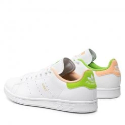 Chaussures Basses Chaussures Adidas - Stan Smith GZ5863 Ftwwht/Panton/Panton Blanc -Chaussures Femme Soldes 0000208442213 04 bs kopia 1