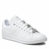 Chaussures De Sport Chaussures Adidas - Stan Smith GZ5988 Ftwwht/Silvmt/Scarle Blanc