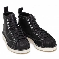 Chaussures De Sport Chaussures Adidas - Superstar Boot H00241 Cblack/Owwhite/Owwhite Noir -Chaussures Femme Soldes 0000208561846 06 wj