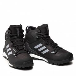 Chaussures De Sport Chaussures Adidas - Terrex Skychaser 2 Mid Gtx GORE-TEX FZ3332 Core Black/Halo Silver/Dgh Solid Grey Noir -Chaussures Femme Soldes 0000208563352 05 az