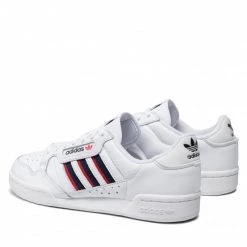 Chaussures De Sport Chaussures Adidas - Continental 80 Stripes FX5090 Ftwwht/Conavy/Vivred Blanc -Chaussures Femme Soldes 0000209023626 02 ph