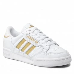 Chaussures De Sport Chaussures Adidas - Continental 80 Stripes W GZ0780 Ftwwht/Magold/Cblack Blanc