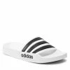 Chaussures De Sport Mules / Sandales De Bain Adidas - Adilette Shower GZ5921 Cloud White/Core Black/Cloud White Blanc