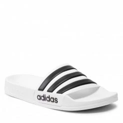 Chaussures De Sport Mules / Sandales De Bain Adidas - Adilette Shower GZ5921 Cloud White/Core Black/Cloud White Blanc