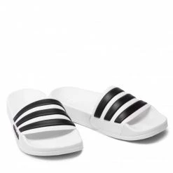 Chaussures De Sport Mules / Sandales De Bain Adidas - Adilette Shower GZ5921 Cloud White/Core Black/Cloud White Blanc -Chaussures Femme Soldes 0000209031607 08 fp