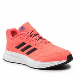 Chaussures De Sport Chaussures Adidas - Duramo 10 GW8345 Turbo/Core Black/Blue Rush Orange