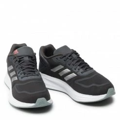 Chaussures De Sport Chaussures Adidas - Duramo 10 GW8346 Grey Six/Silver Metallic/Turbo Gris -Chaussures Femme Soldes 0000209034462 08 pa