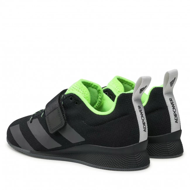 Chaussures De Sport Chaussures Adidas - Adipower Weightlifting II FV6592 Core Black/Grey Six/Signal Green Noir 3 Chaussures De Sport Chaussures Adidas - Adipower Weightlifting II FV6592 Core Black/Grey Six/Signal Green Noir – Image 3