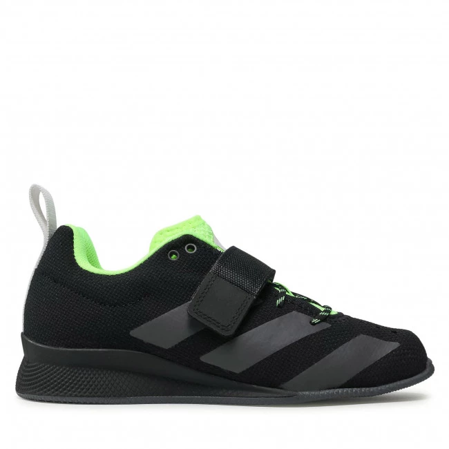 Chaussures De Sport Chaussures Adidas - Adipower Weightlifting II FV6592 Core Black/Grey Six/Signal Green Noir 2 Chaussures De Sport Chaussures Adidas - Adipower Weightlifting II FV6592 Core Black/Grey Six/Signal Green Noir – Image 2