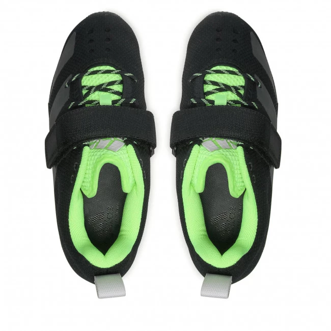 Chaussures De Sport Chaussures Adidas - Adipower Weightlifting II FV6592 Core Black/Grey Six/Signal Green Noir 6 Chaussures De Sport Chaussures Adidas - Adipower Weightlifting II FV6592 Core Black/Grey Six/Signal Green Noir – Image 6
