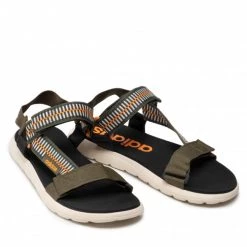 Mules Et Sandales Sandales Adidas - Comfort Sandal GV8245 Khaki Vert -Chaussures Femme Soldes 0000209224535 03 st
